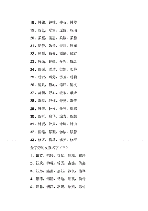 孩子起名带金字旁(取名带金字旁寓意好吉祥的字)