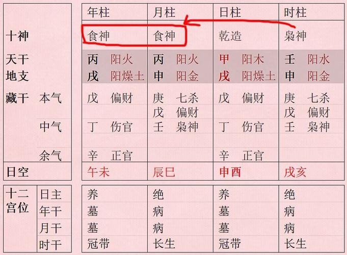 偏印见食神为倒食八字格局为此则生活多有不顺