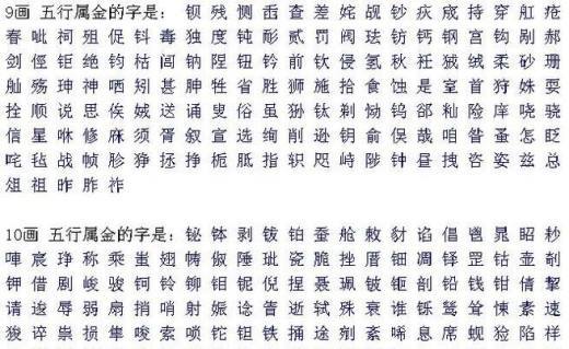 根据五行相生相克,其实五行属金的人最适合起属火的字,这样可以克金