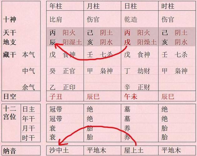 但是此八字时柱纳音