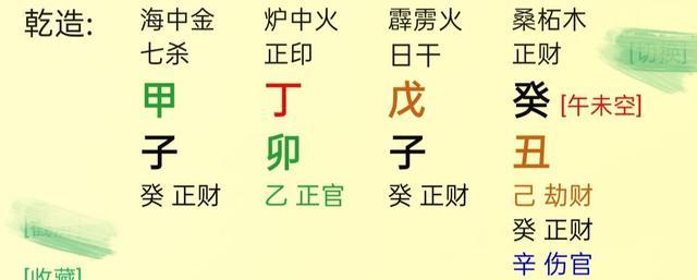 甲子年,丁卯月,戊子日,癸酉时.