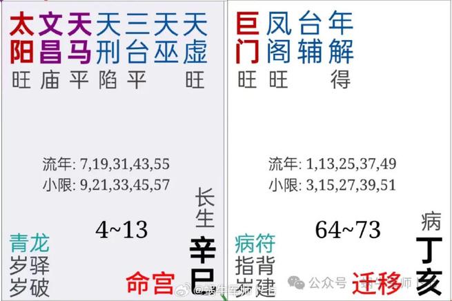 紫微斗数超话  适合市场营销,外交,语言类工作的命盘61中篇    一