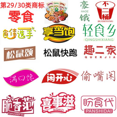 29/30类零食同名商标转让好名字更突出定位