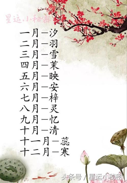 古风名字两个字 取一个有古风韵味的名字,两个