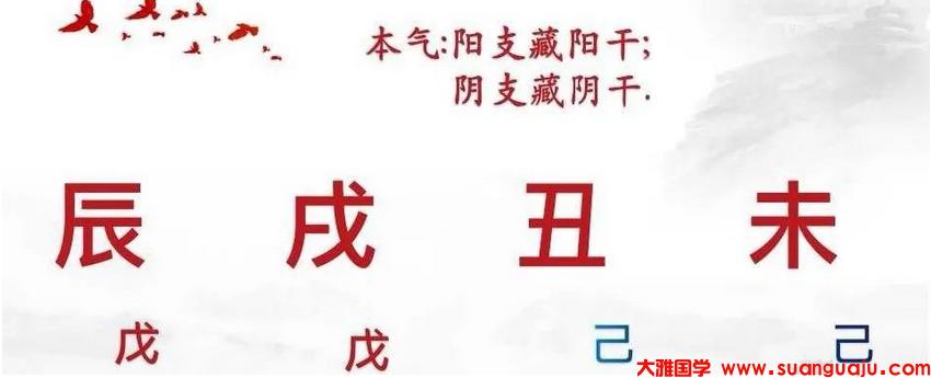 八字测命运和财运辰戌丑未四墓库辰戌为阳支,所藏本气天干为戊土,丑未