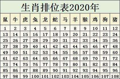 2023年生肖排位表鼠年号码岁数表_要算命网