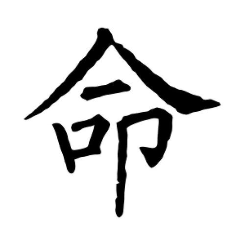 楷书命字