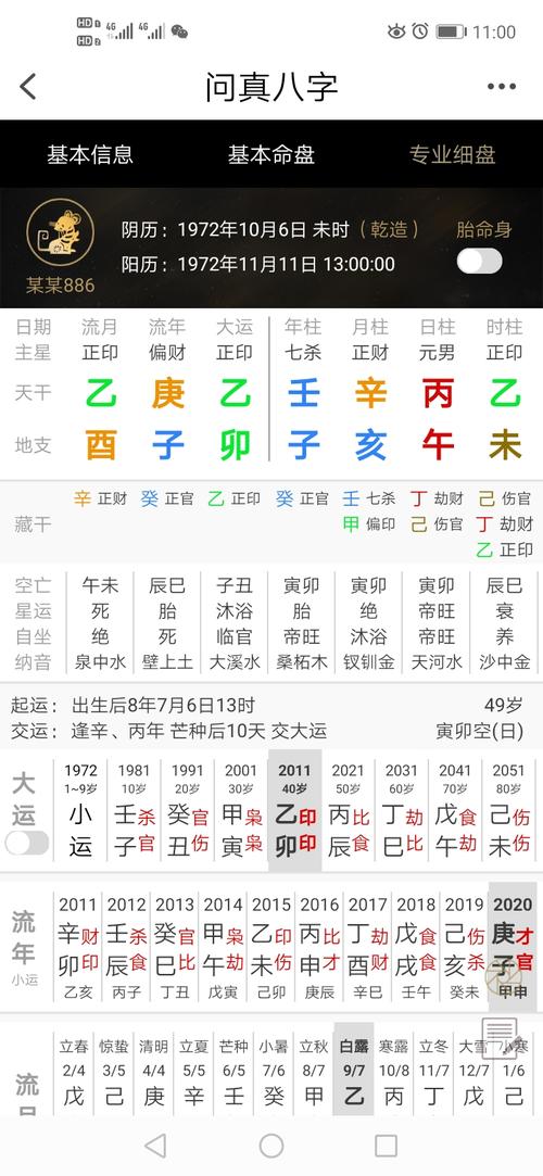 八字断生死测试